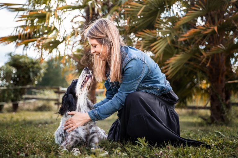 photo moi et ma chienne